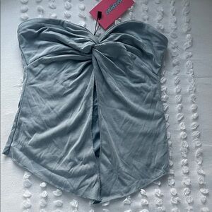 edikted Twisted Split Front Tube Top